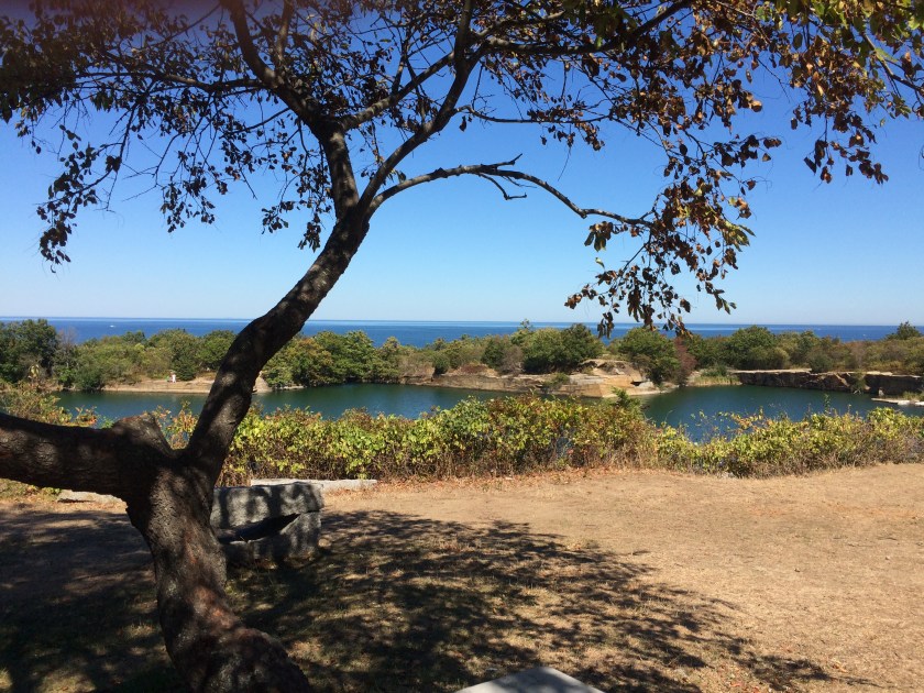 The quarry at Halibut Point State Park, Rockport, MA